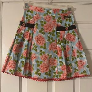 Matilda Jane  NWT Girls 8 skirt NWT Good Heart collection. Pink Salt Taffy Rose